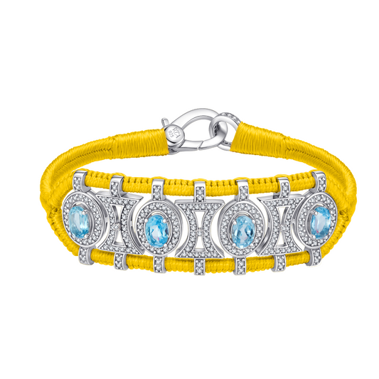 Bracelet Olinda jaune - Topazes