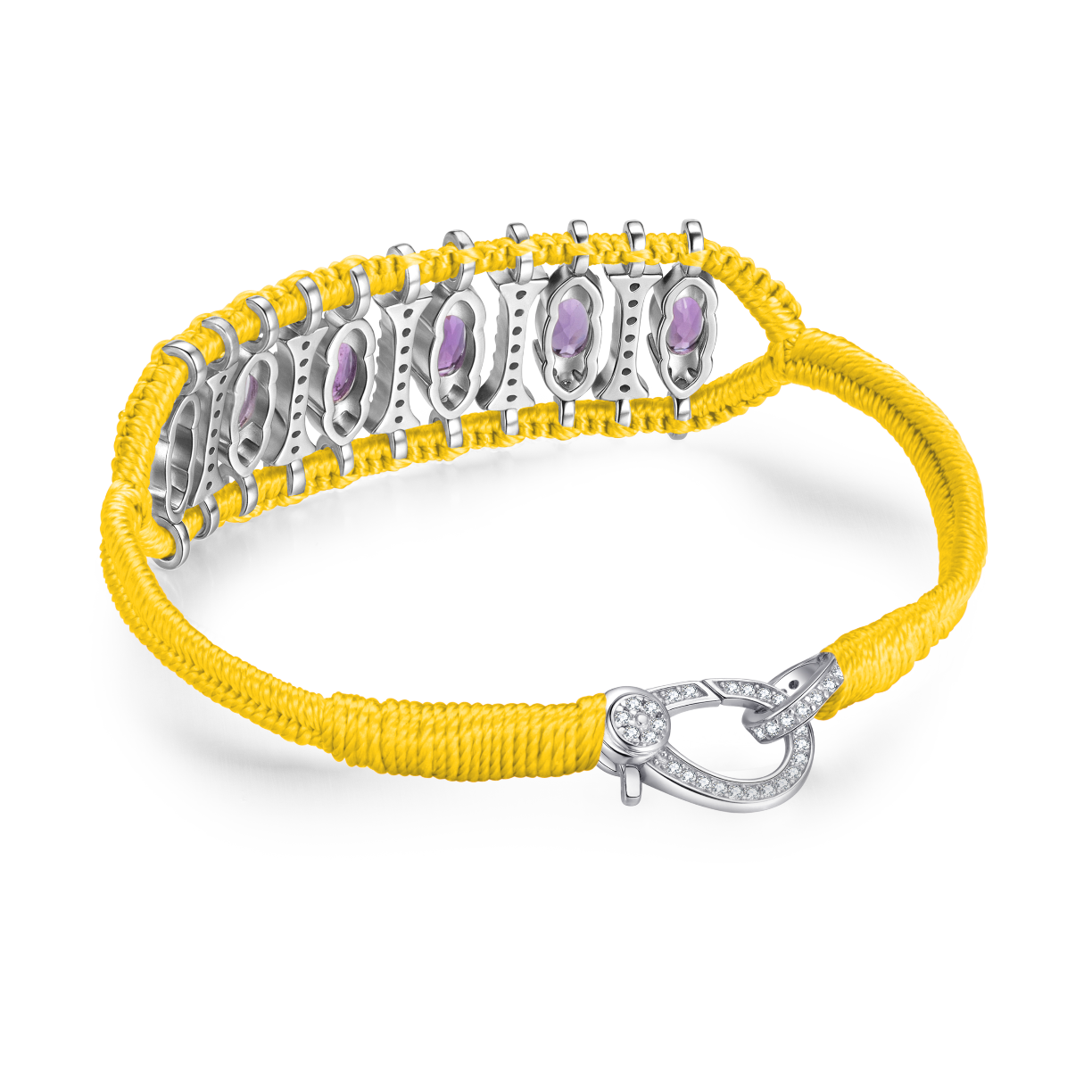 Teresina Yellow bracelet - Amethyst