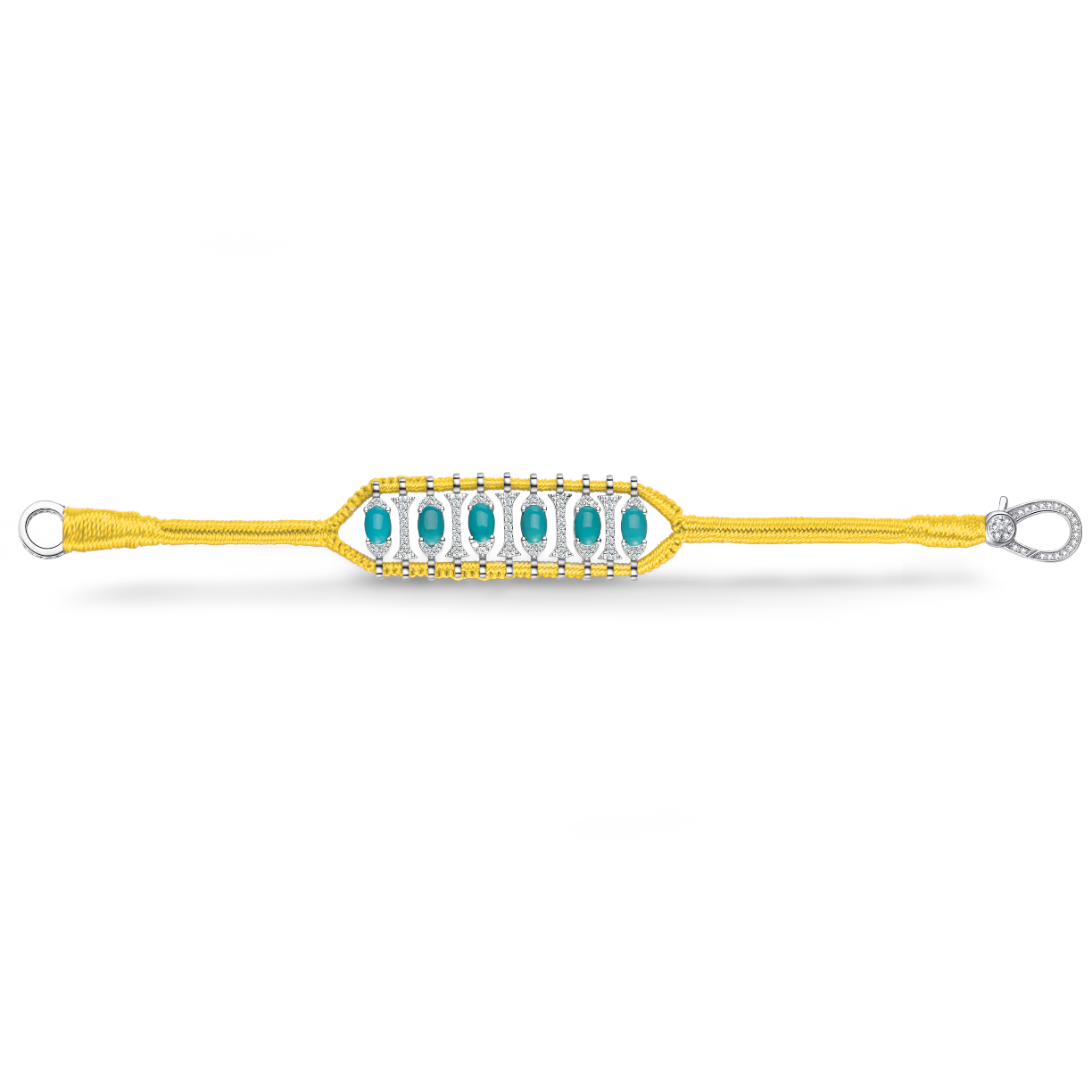 Teresina yellow bracelet - Turquoise