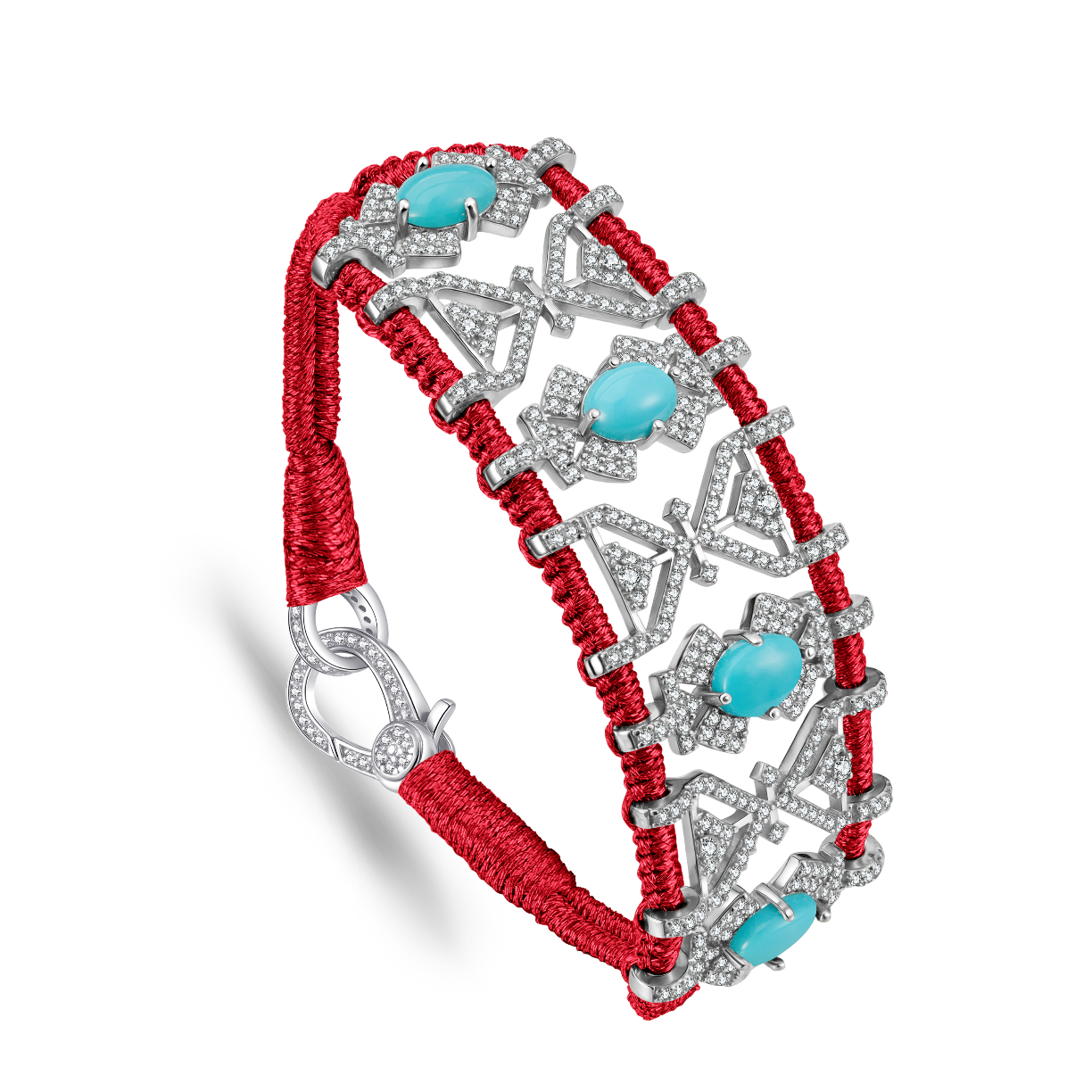 Bracelet Fortalezza Lipstick - Turquoises