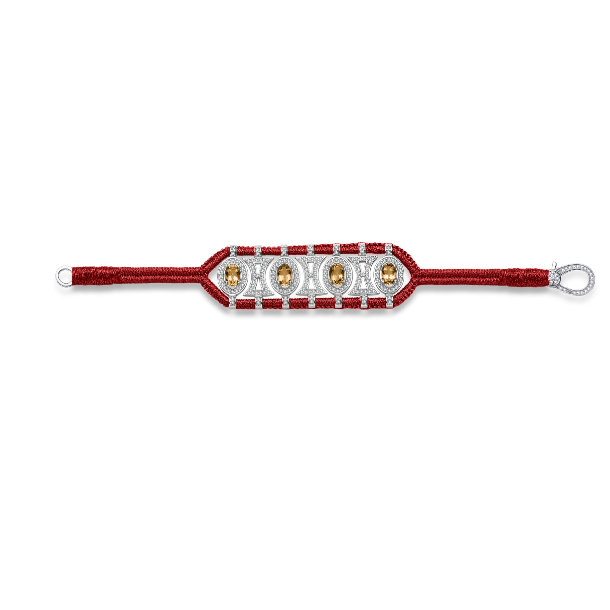 Bracelet Olinda lipstick - Citrines