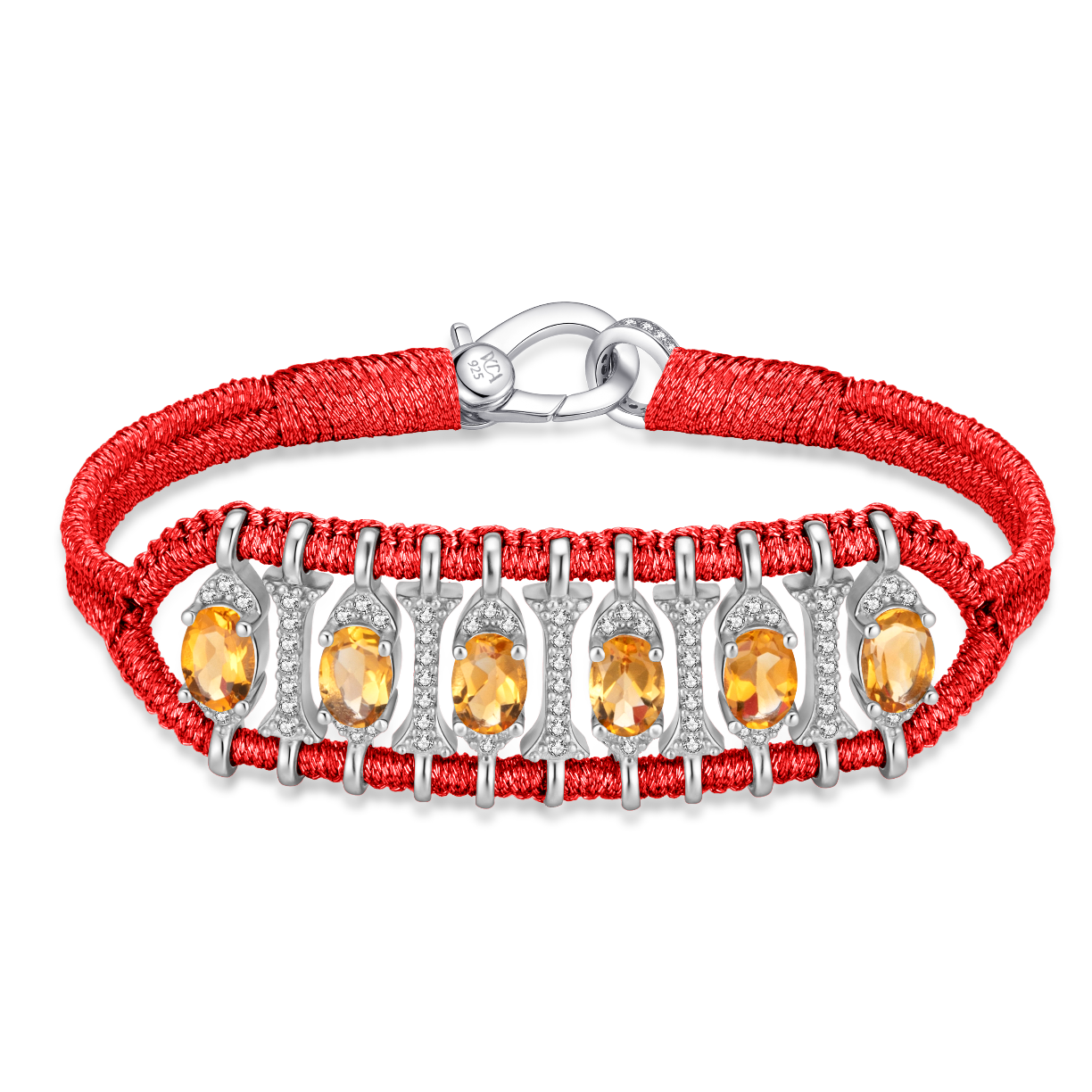 Bracelet Teresina Lipstick - Citrine