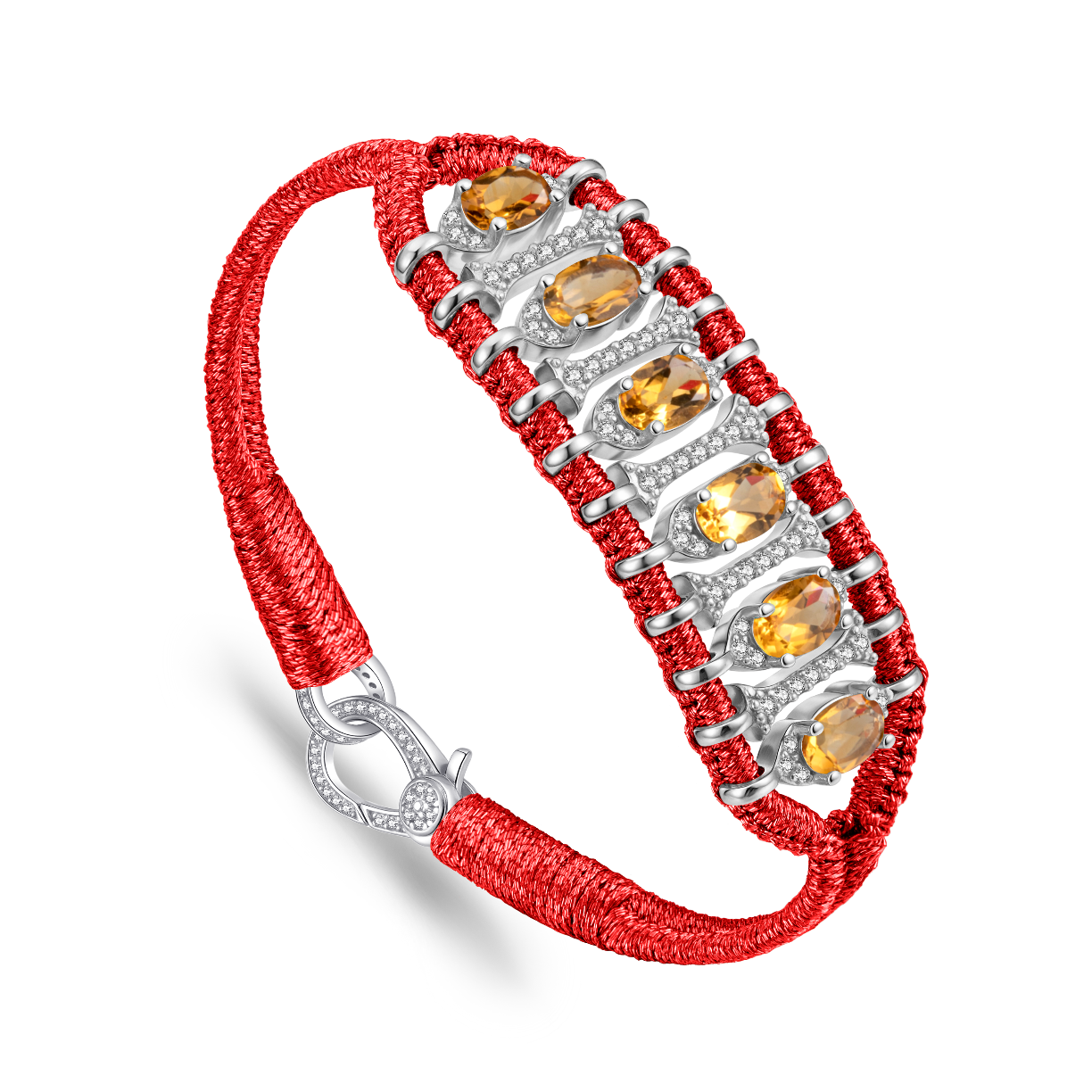 Bracelet Teresina Lipstick - Citrine