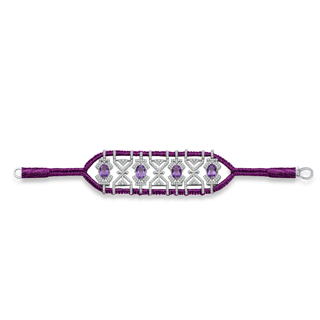Bracelet Fortalezza Iris - Amethysts