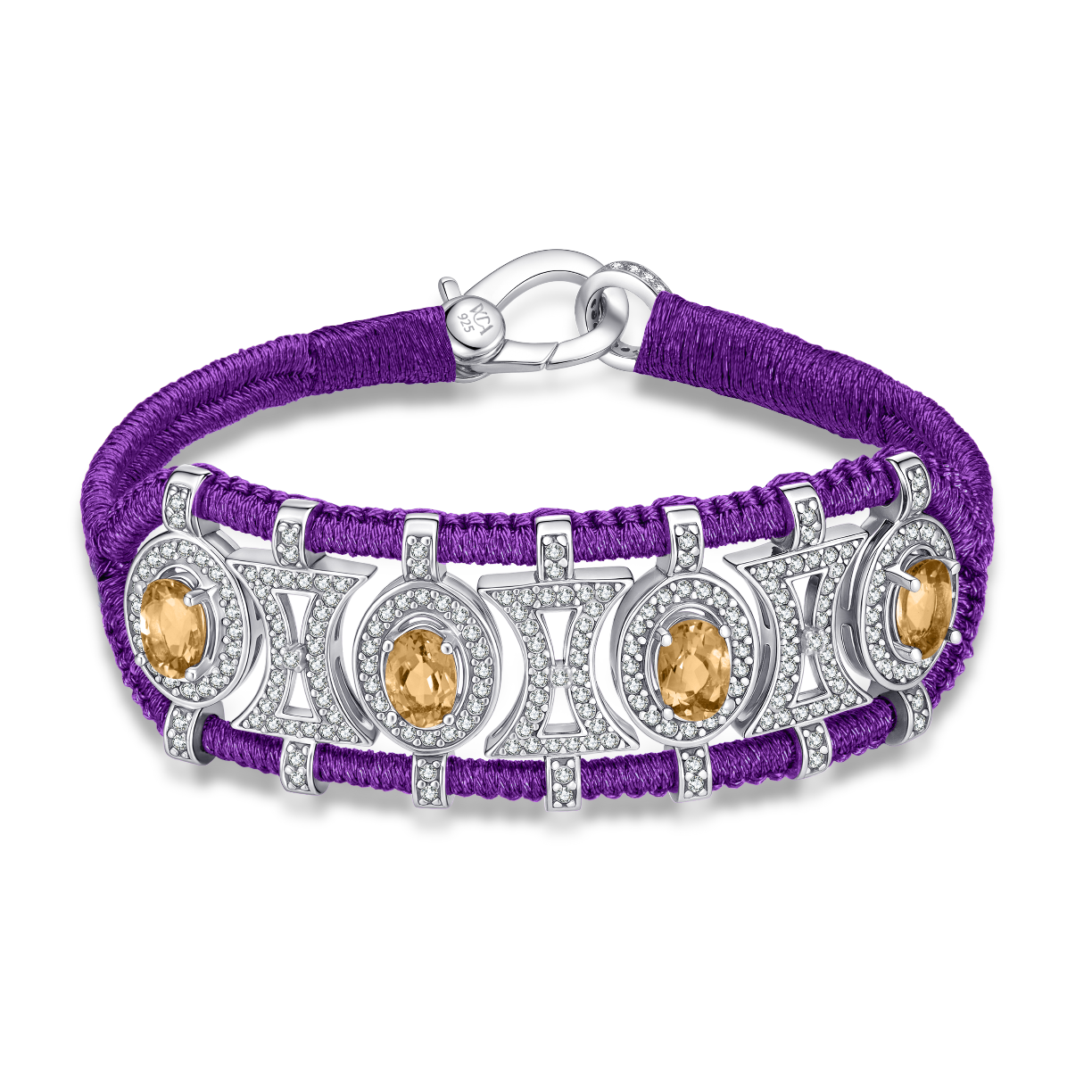 Olinda iris bracelet - Citrines
