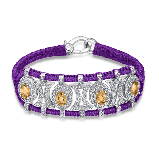 Olinda iris bracelet - Citrines