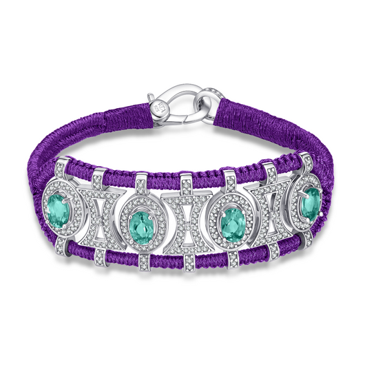 Olinda iris bracelet - Emeralds