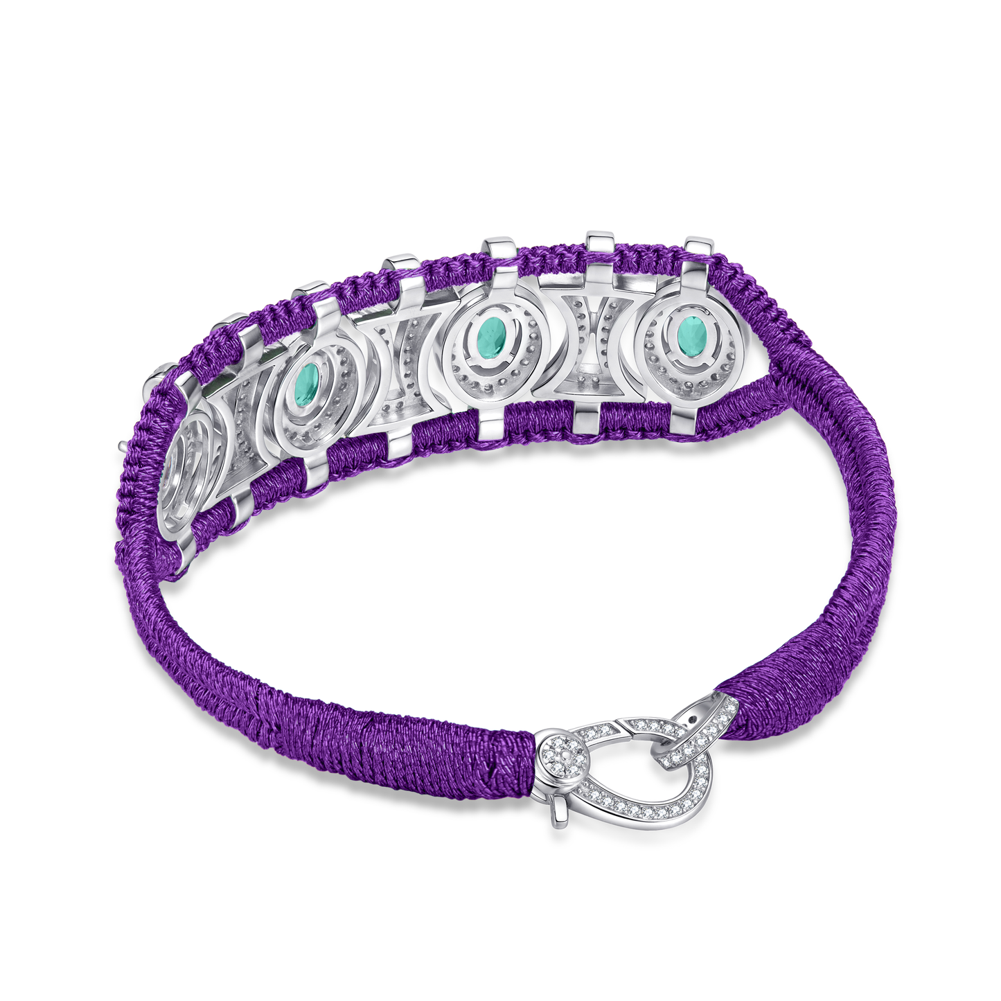 Olinda iris bracelet - Emeralds