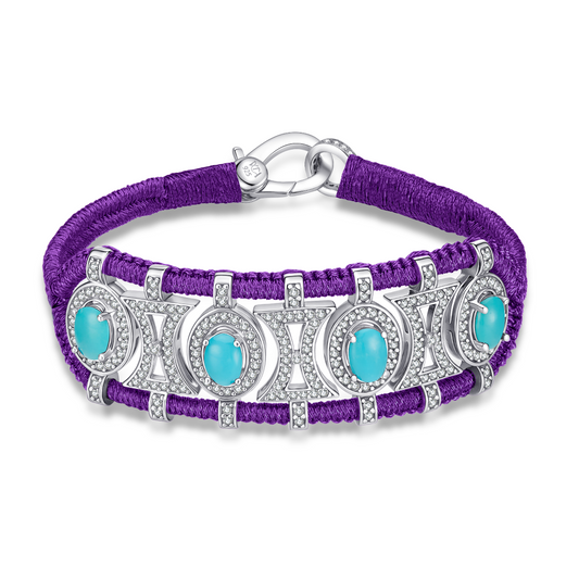 Bracelet Olinda iris - Turquoises