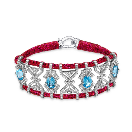 Bracelet Fortalezza cherry - Topazes