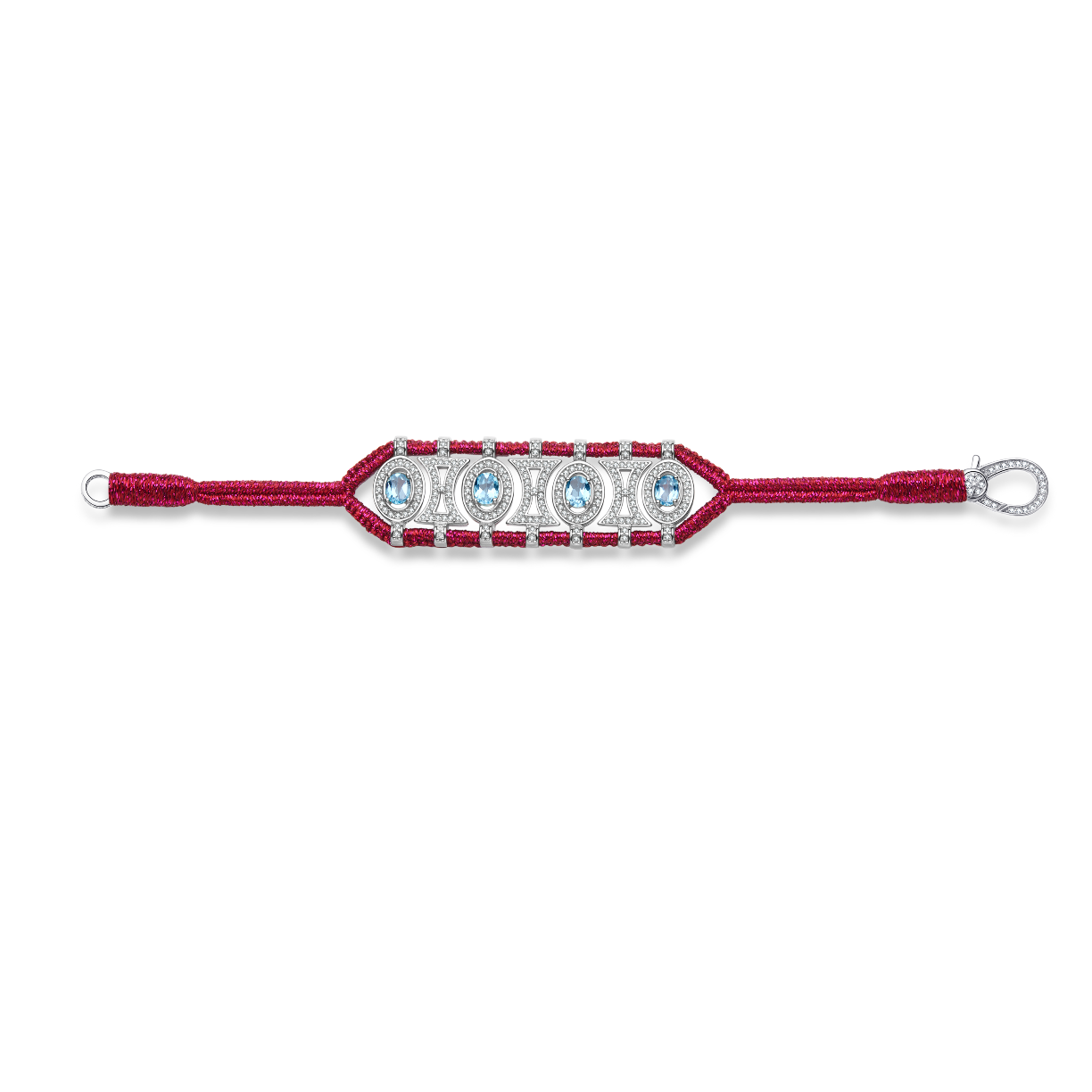 Olinda cherry bracelet - Topazes