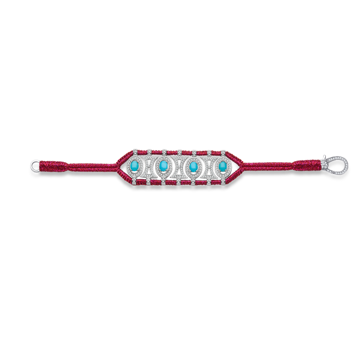Olinda cherry bracelet - Turquoises