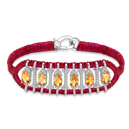 Teresina Cherry bracelet - Citrine