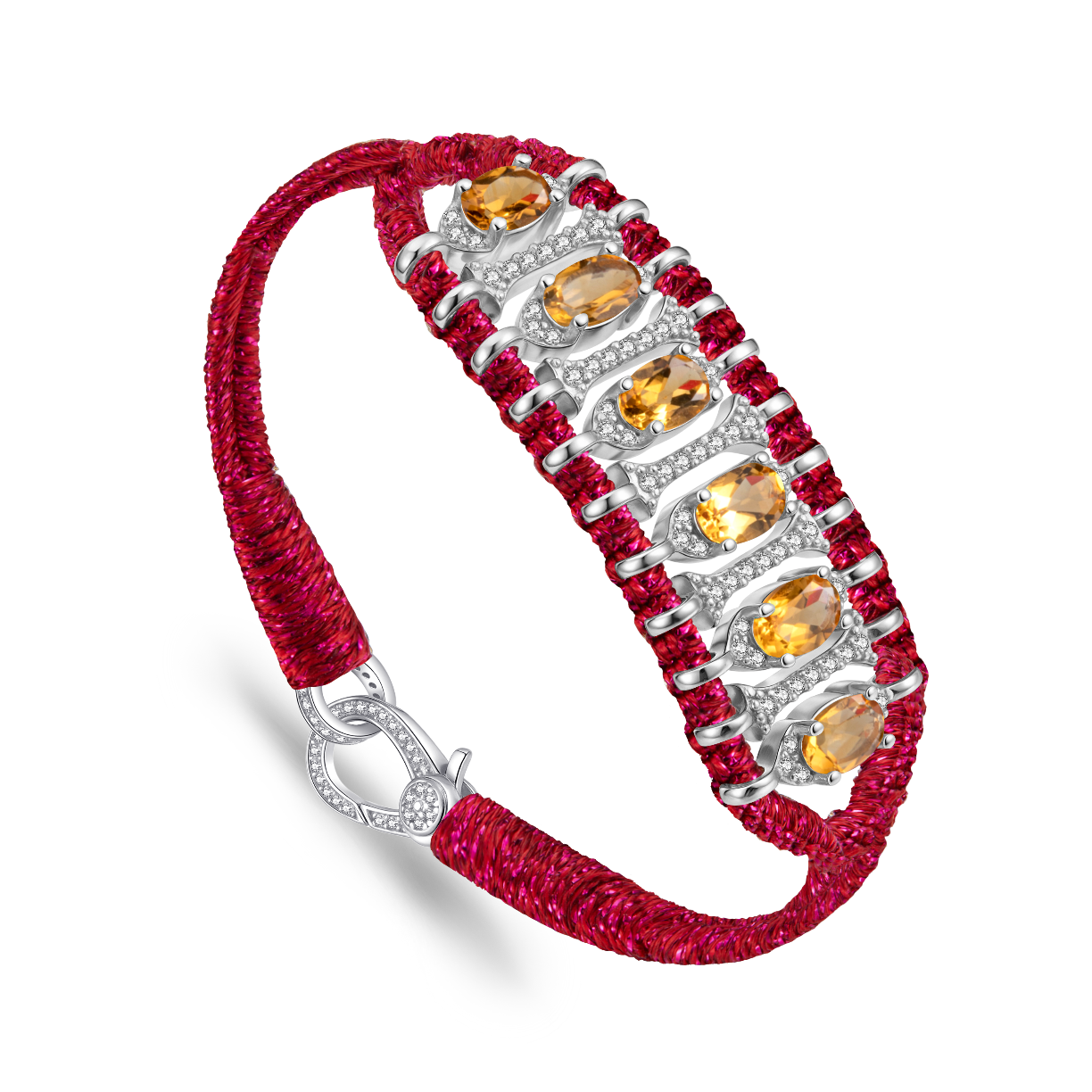 Bracelet Teresina Cherry - Citrines