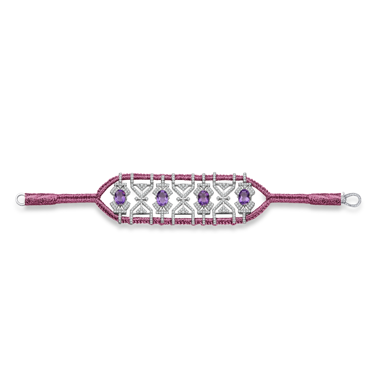 Bracelet Fortalezza Candy - Amethysts