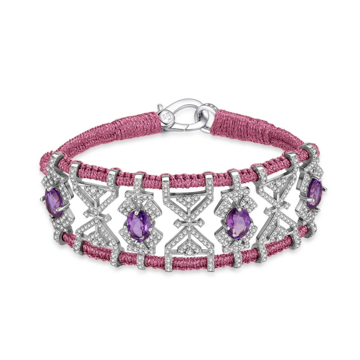 Bracelet Fortalezza Candy - Amethysts