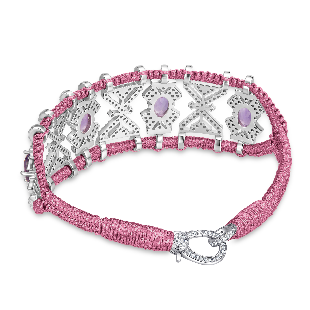 Bracelet Fortalezza Candy - Amethysts