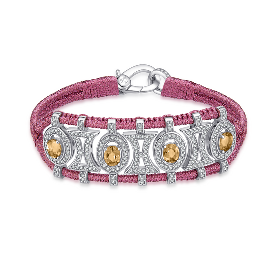 Bracelet Olinda candy - Citrines