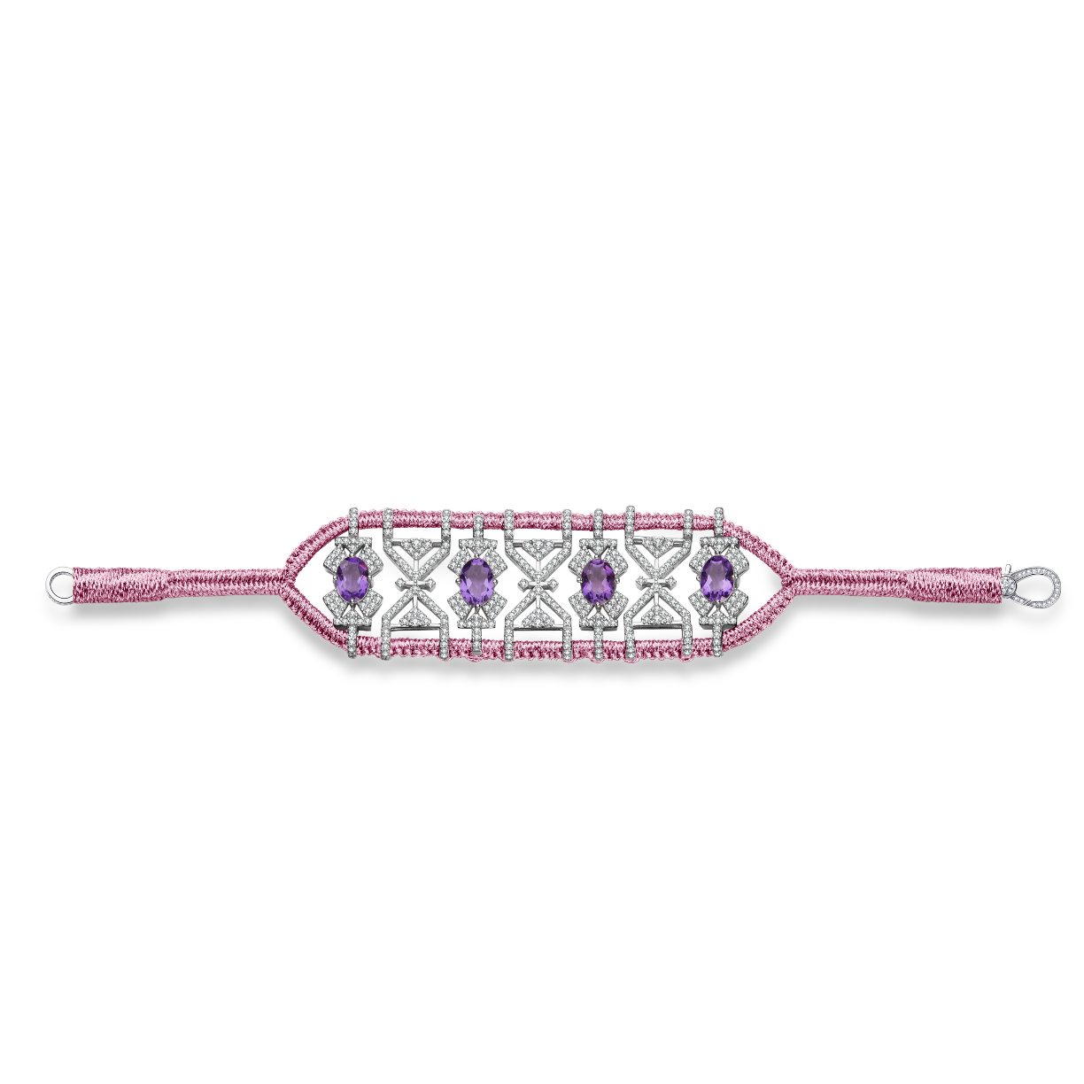 Bracelet Fortalezza Baby - Amethysts