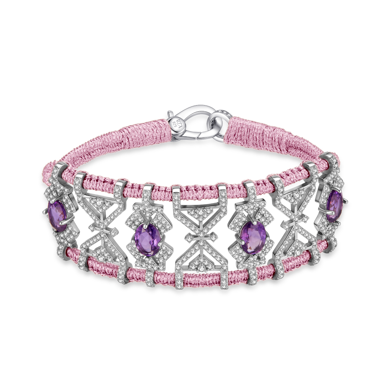 Bracelet Fortalezza Baby - Amethysts