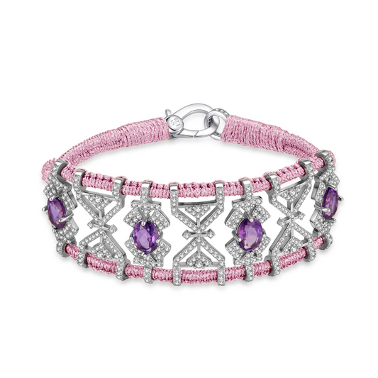 Bracelet Fortalezza Baby - Amethysts