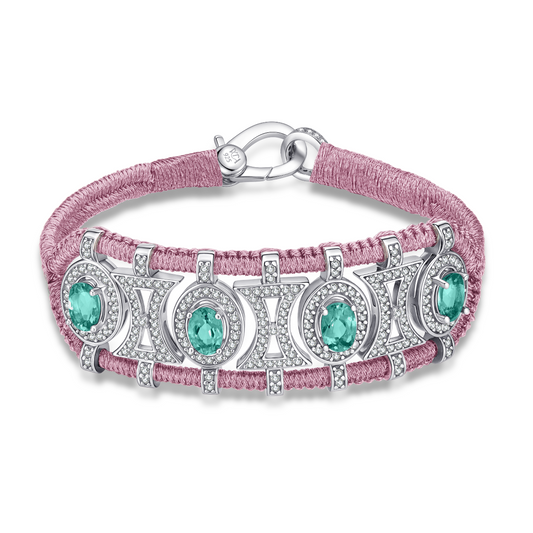 Olinda baby bracelet - Emeralds