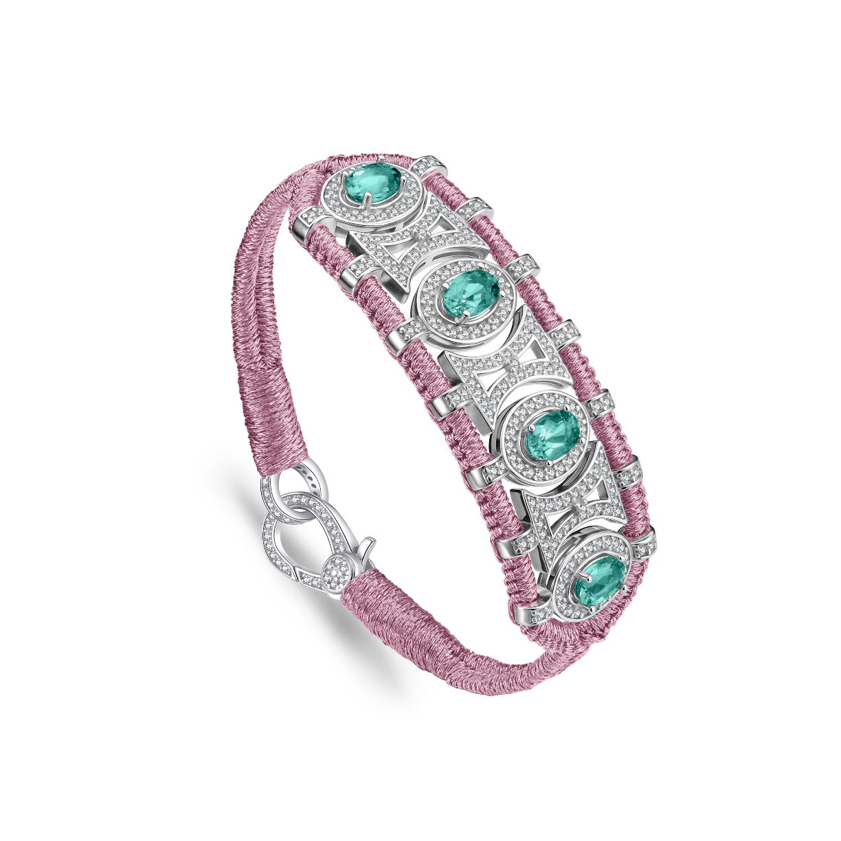 Bracelet Olinda baby - émeraudes