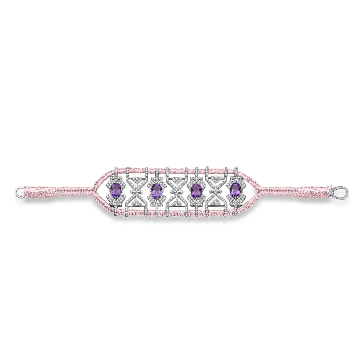 Bracelet Fortalezza Unicorn - Amethysts