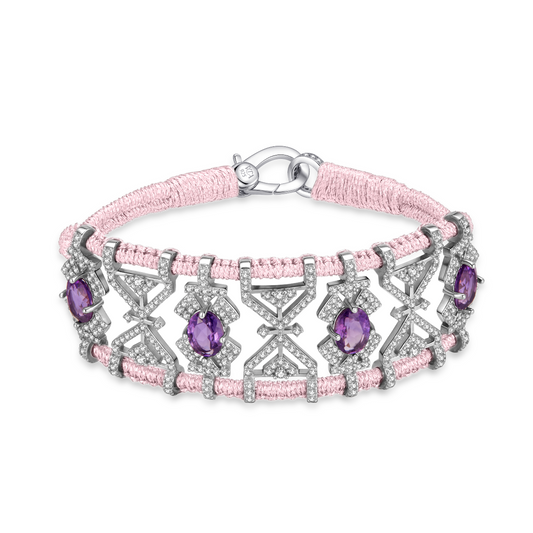 Bracelet Fortalezza Unicorn - Amethysts