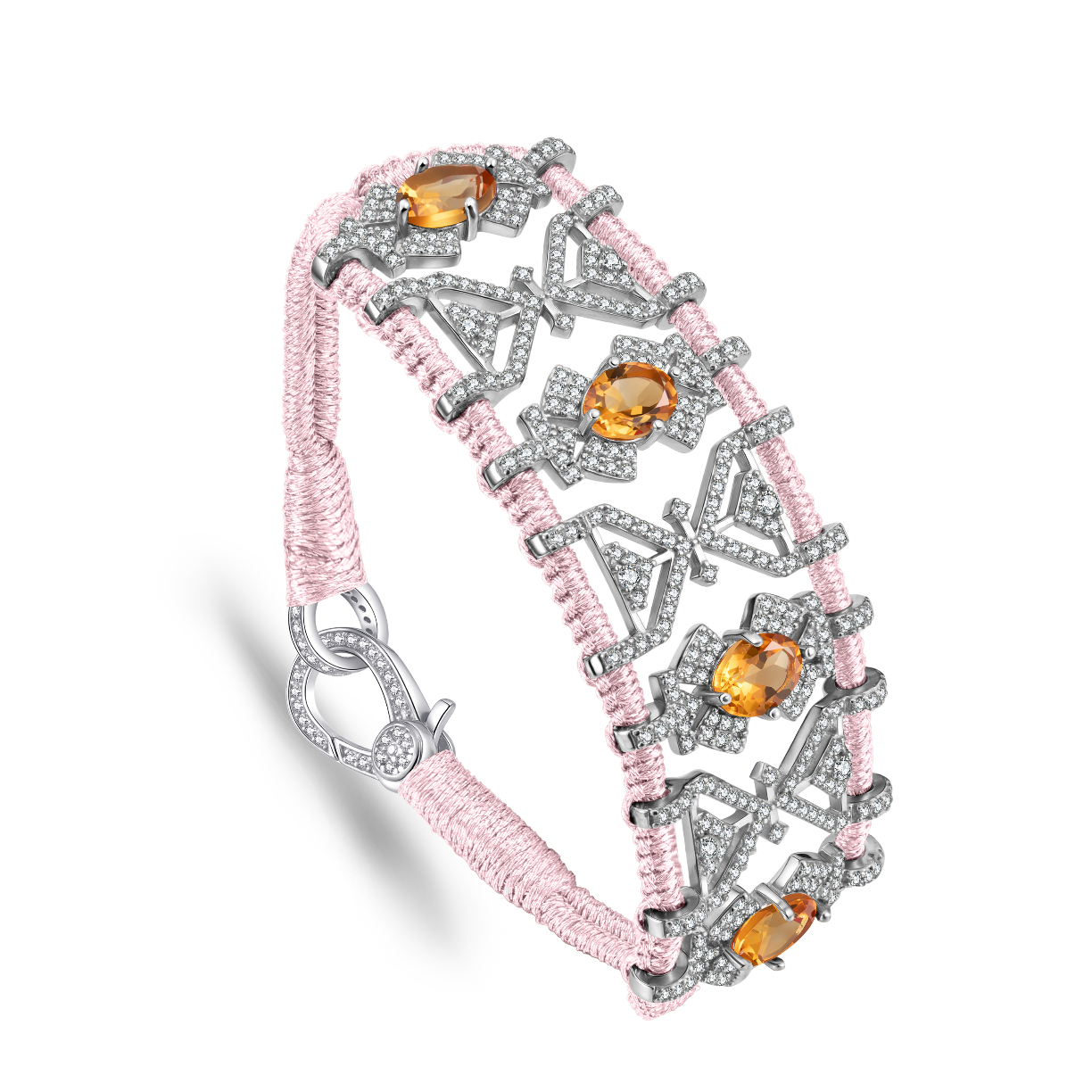 Bracelet Fortalezza Unicorn - Citrines