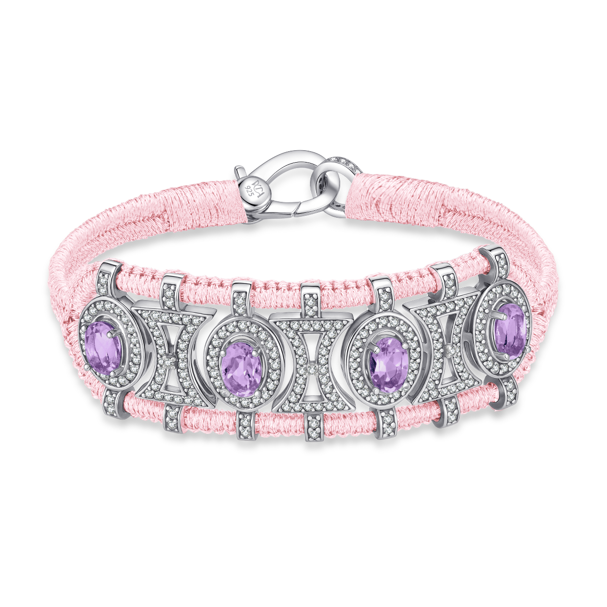 Bracelet Olinda unicorn - Améthystes