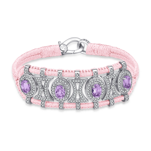 Bracelet Olinda unicorn - Améthystes