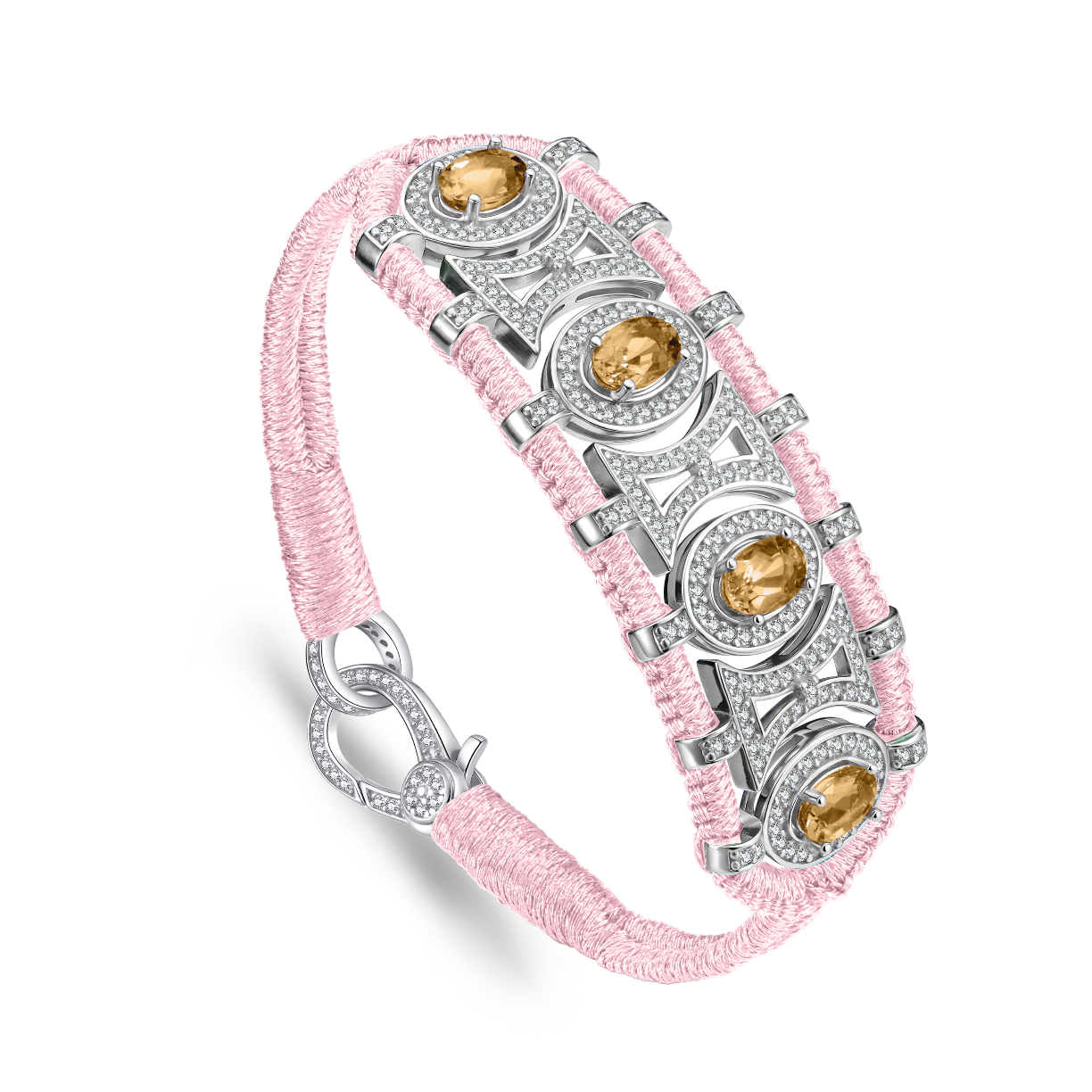 Olinda unicorn bracelet - Citrines
