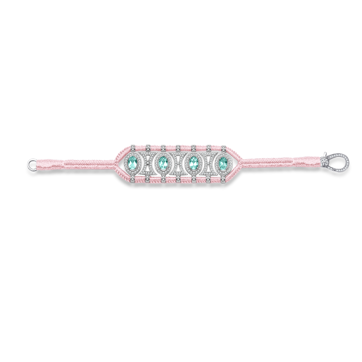 Olinda unicorn bracelet - Emeralds