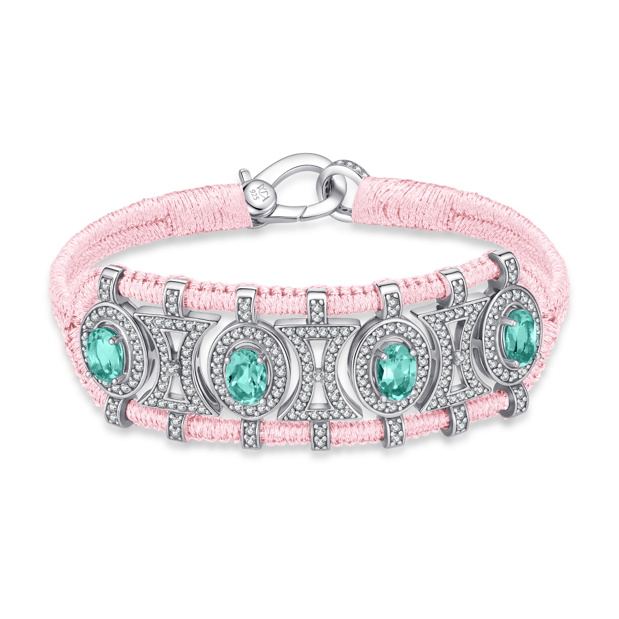 Olinda unicorn bracelet - Emeralds