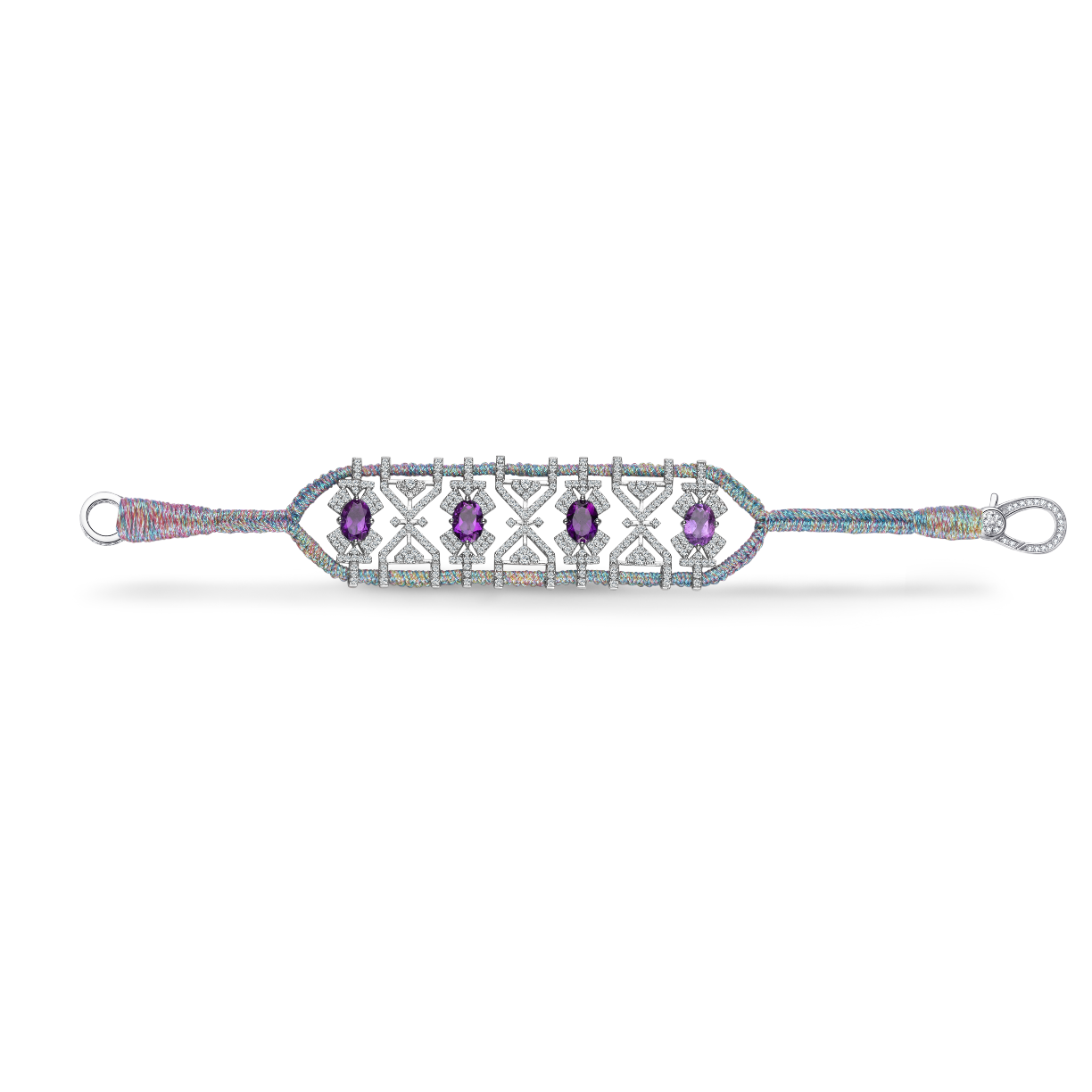 Bracelet Fortalezza Mermaid - Amethysts