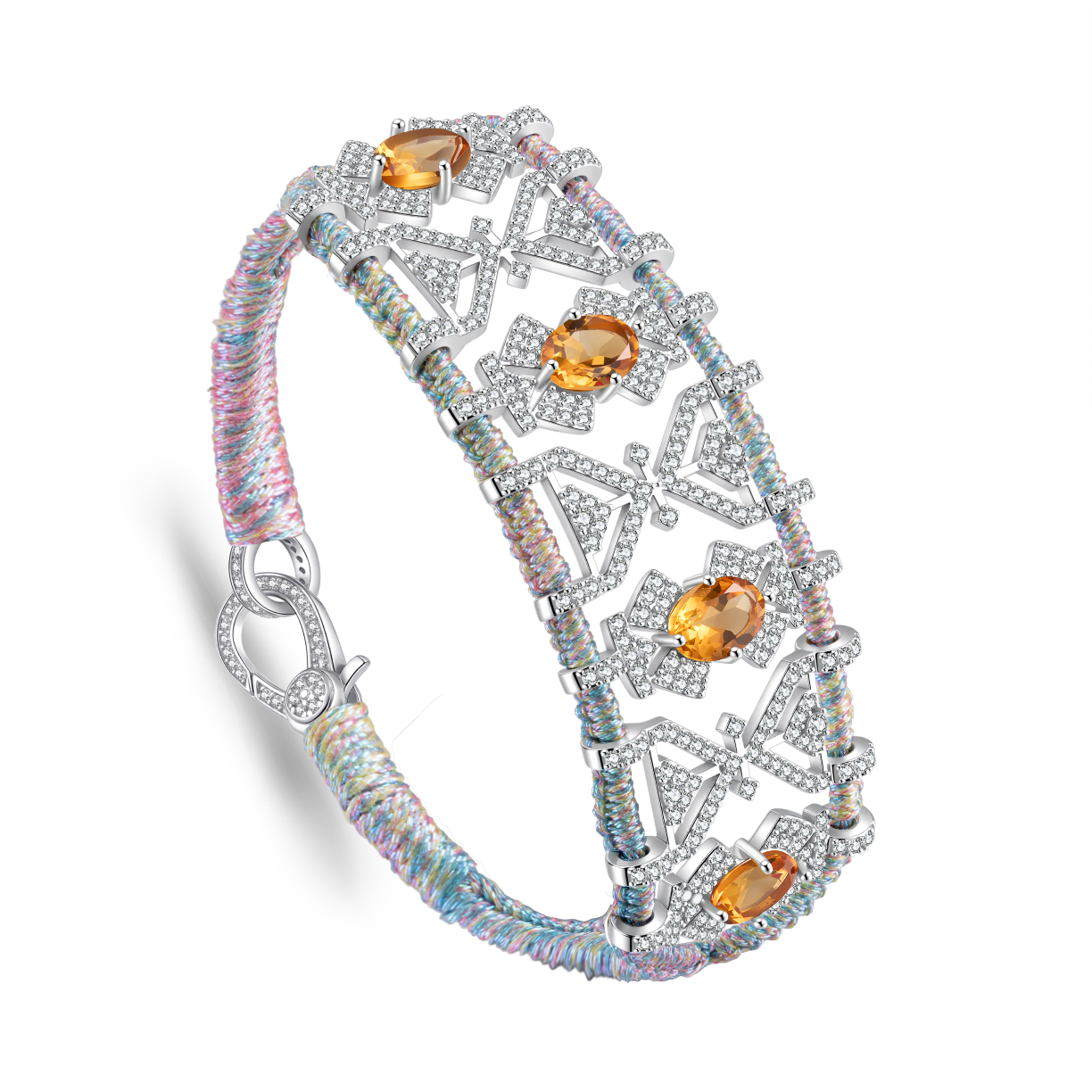 Bracelet Fortalezza Mermaid - Citrines