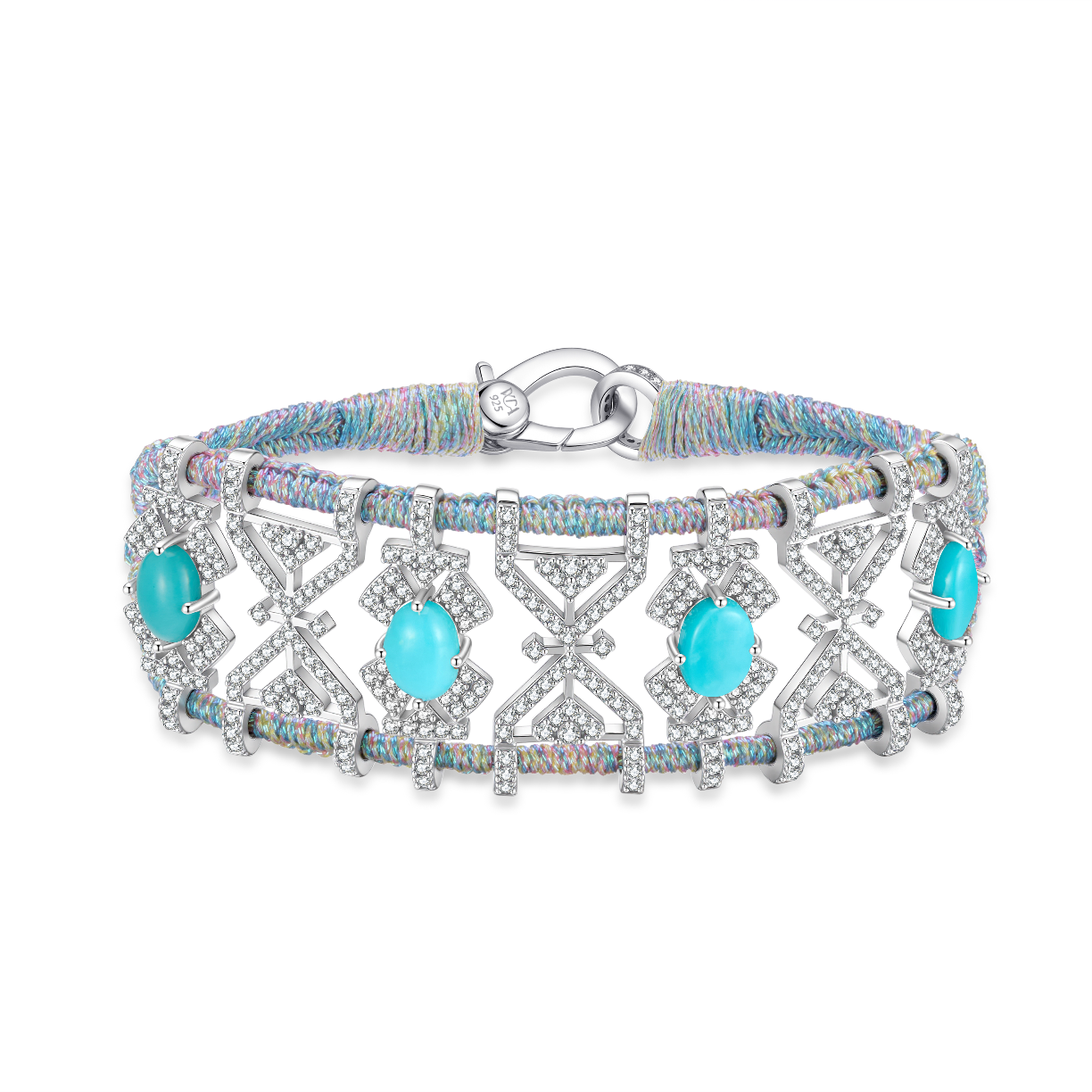Bracelet Fortalezza Lipstick - Turquoises