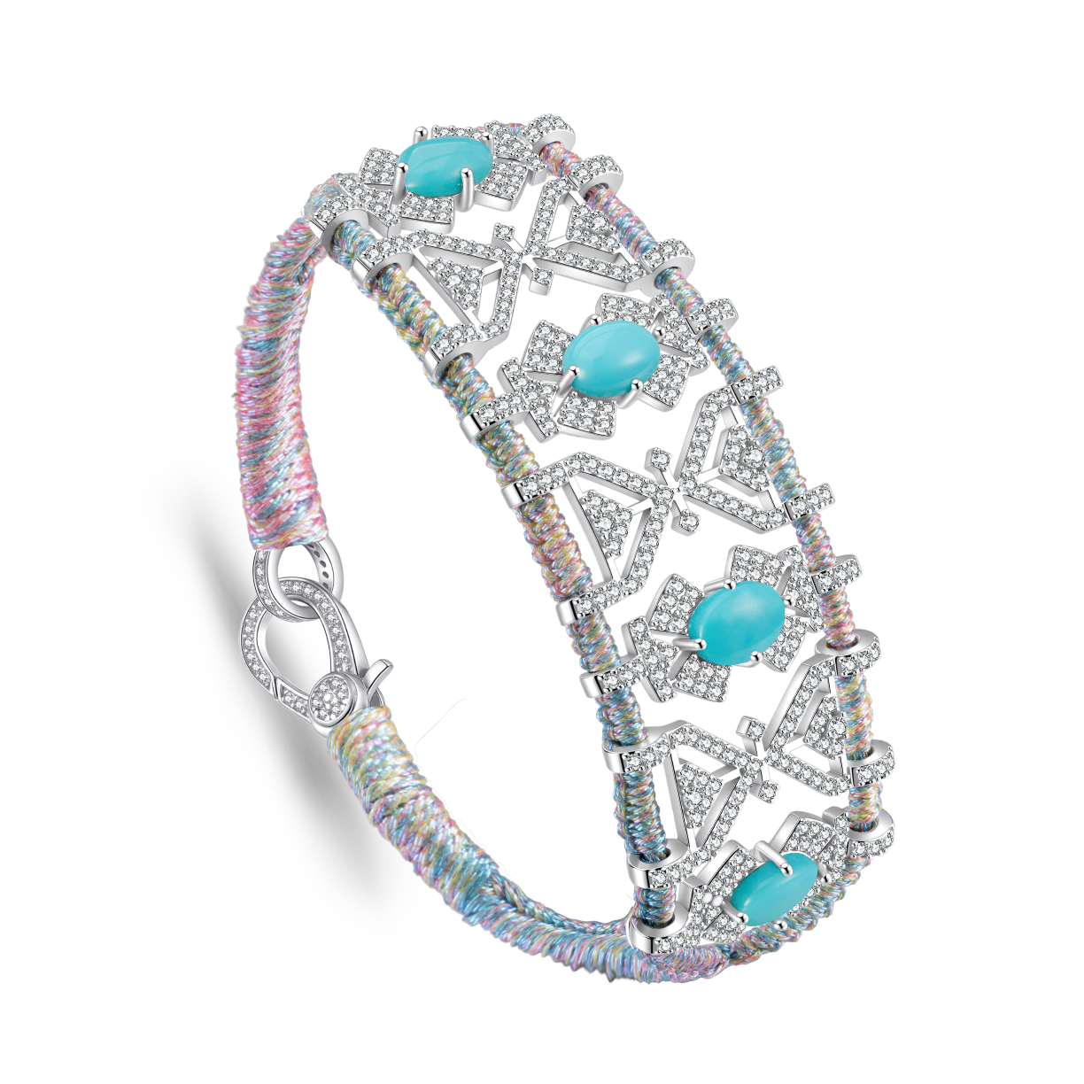 Bracelet Fortalezza Lipstick - Turquoises