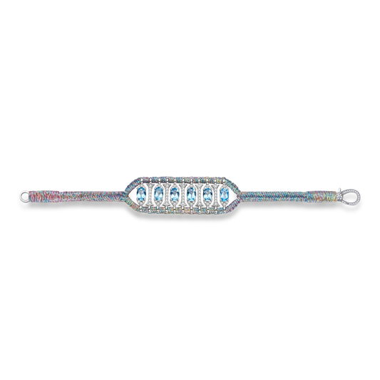 Bracelet Teresina mermaid - topazes