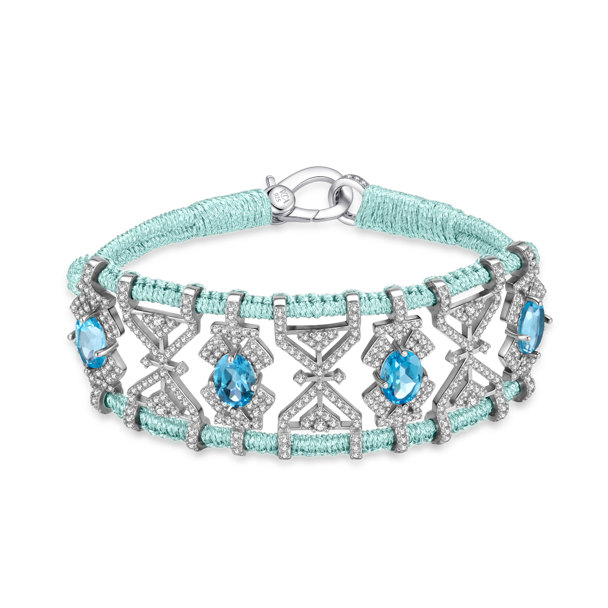 Bracelet Fortalezza water - Topazes