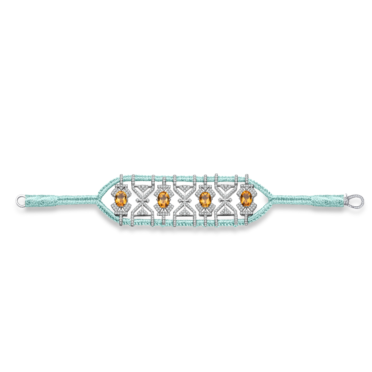Bracelet Fortalezza Water - Citrines