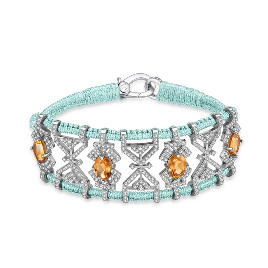 Bracelet Fortalezza Water - Citrines