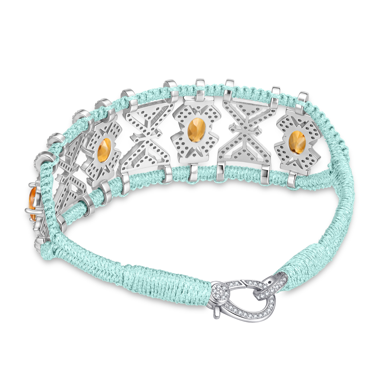 Bracelet Fortalezza Water - Citrines
