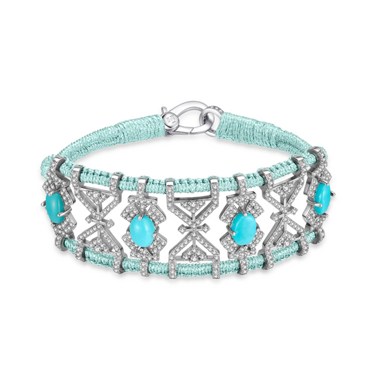 Bracelet Fortalezza Water - Turquoises
