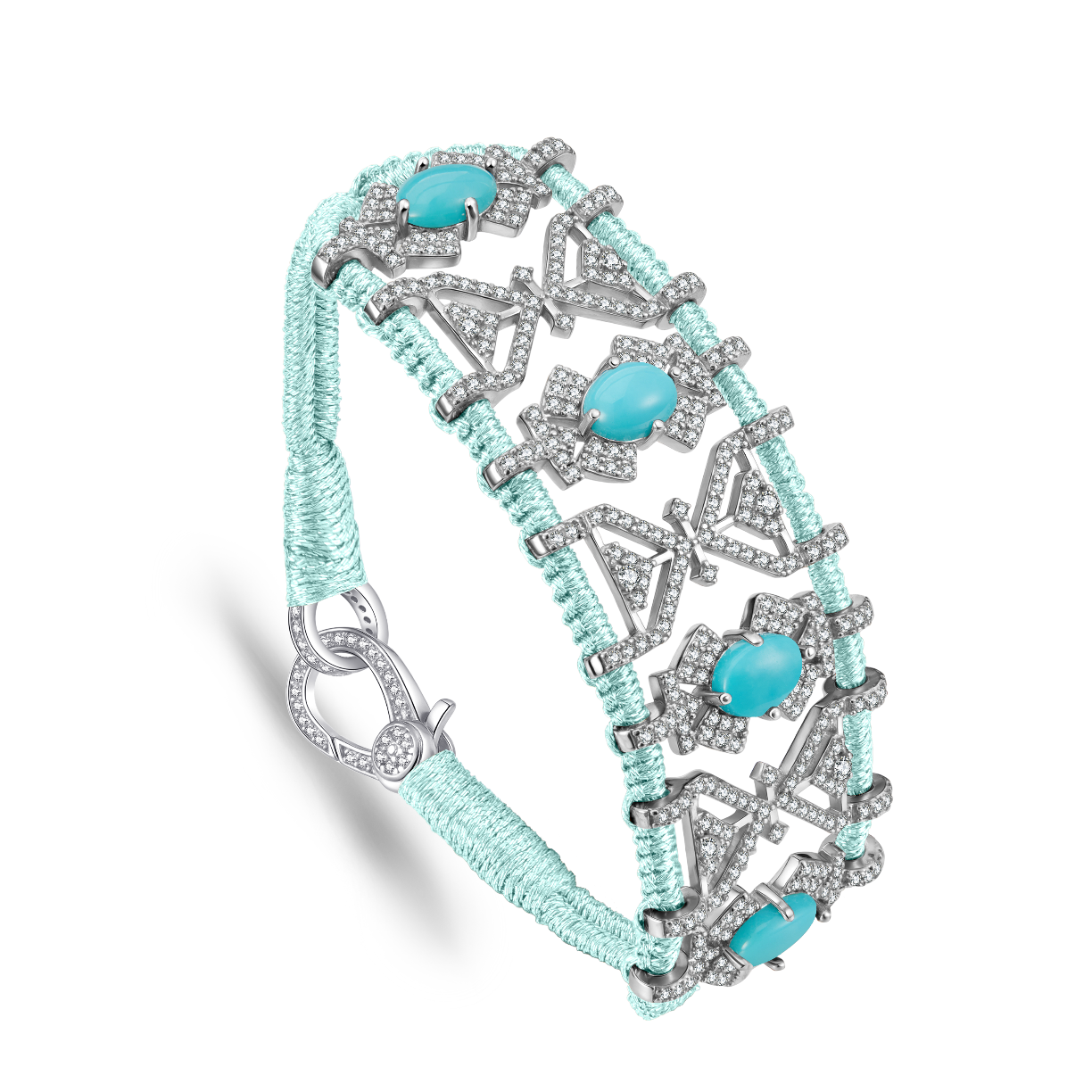 Bracelet Fortalezza Water - Turquoises