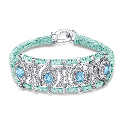 Bracelet Olinda water - Topazes