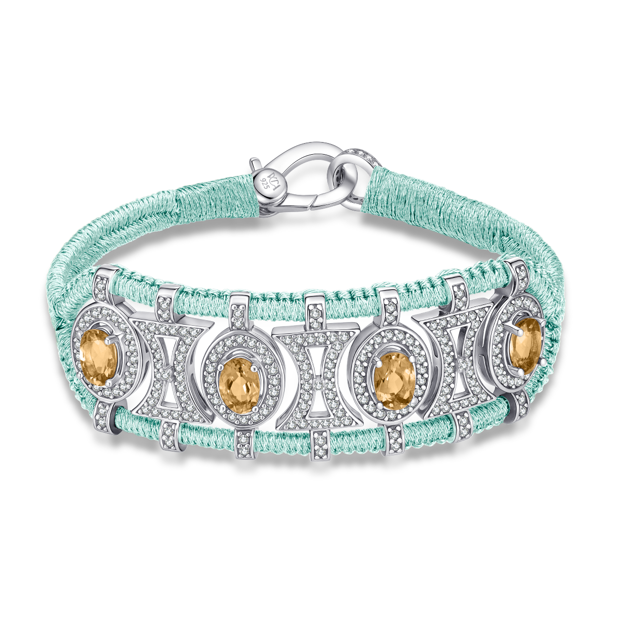 Olinda water bracelet - Citrines