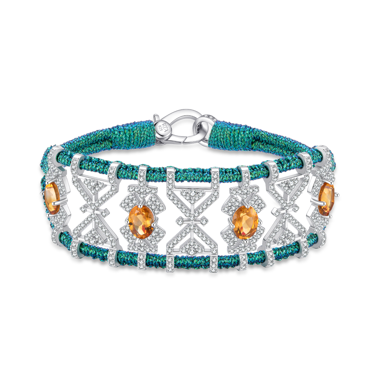 Bracelet Fortalezza Fly - Citrines