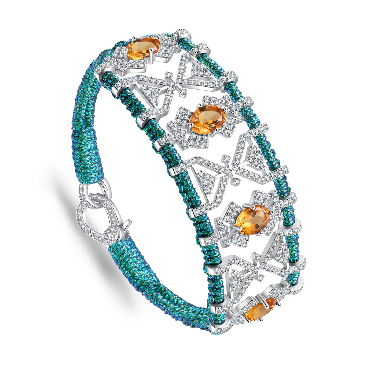 Bracelet Fortalezza Fly - Citrines